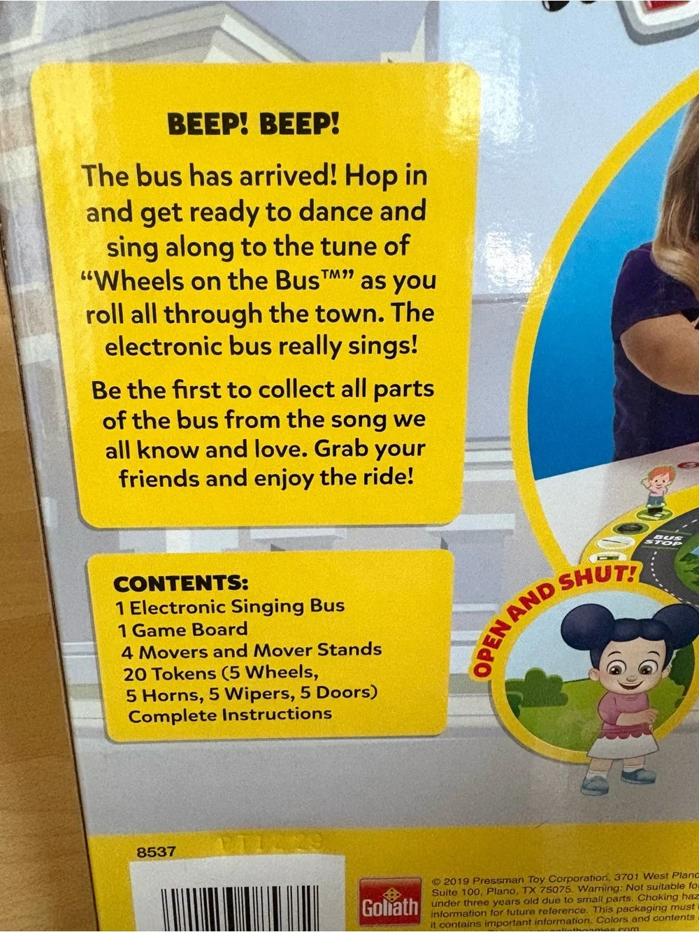 Wheels On The Bus Board Game for Kids — Collect All the Parts of the Bus!